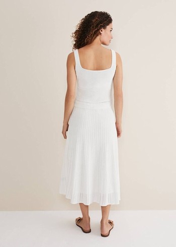 Phase Eight Clarated Co-Ord Skirts White Australia | QW1273854